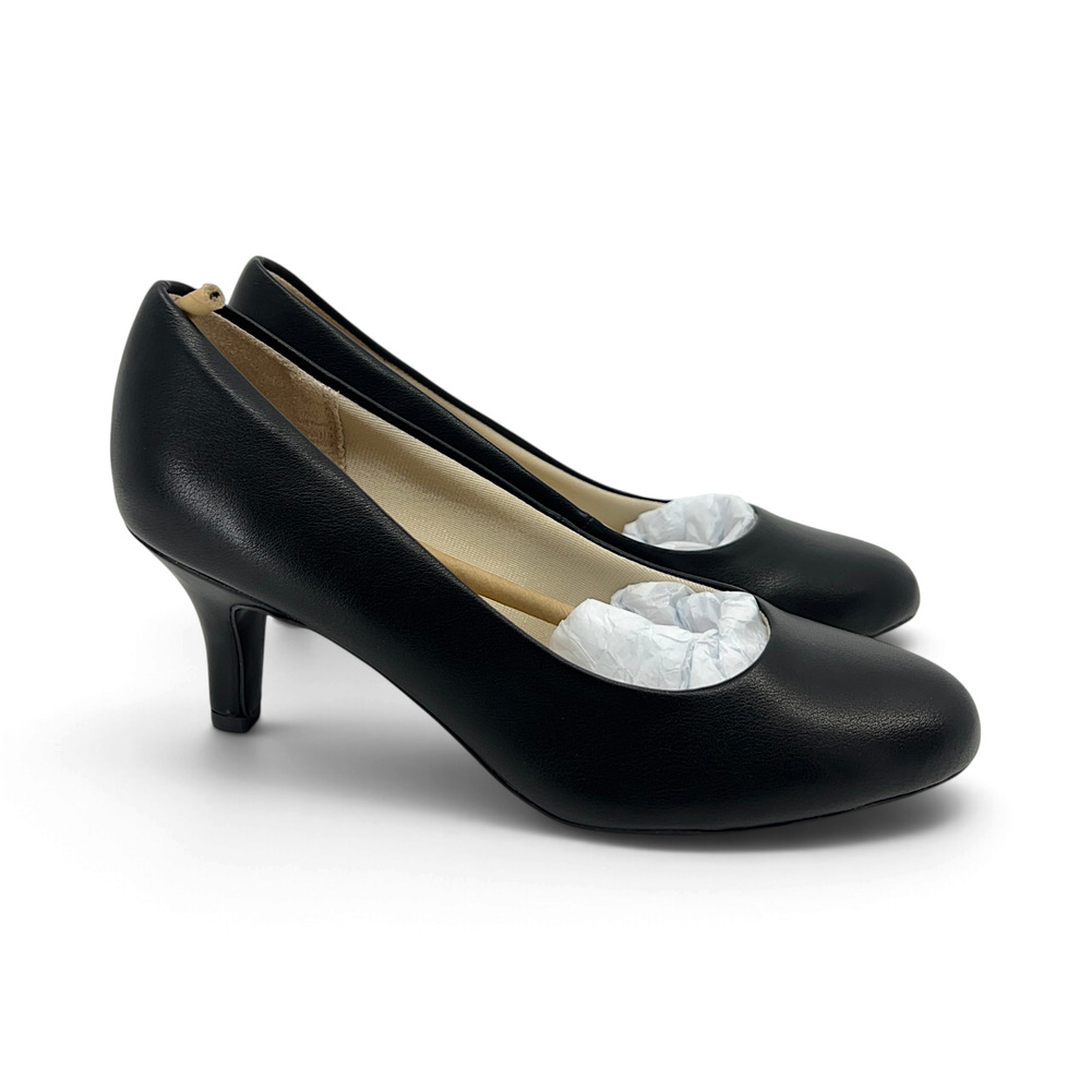 LifeStride Parigi Pumps Women's 6.5 M Black Round Toe Soft System